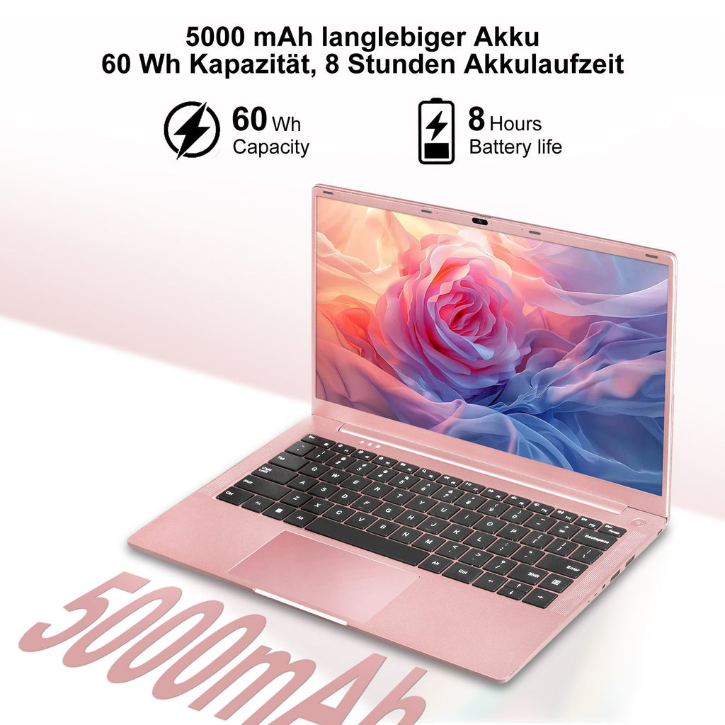 MACO Ultra-Slim 14" Business Laptop | Intel Quad-Core N5095, 8GB DDR4, 256GB High-Speed SSD