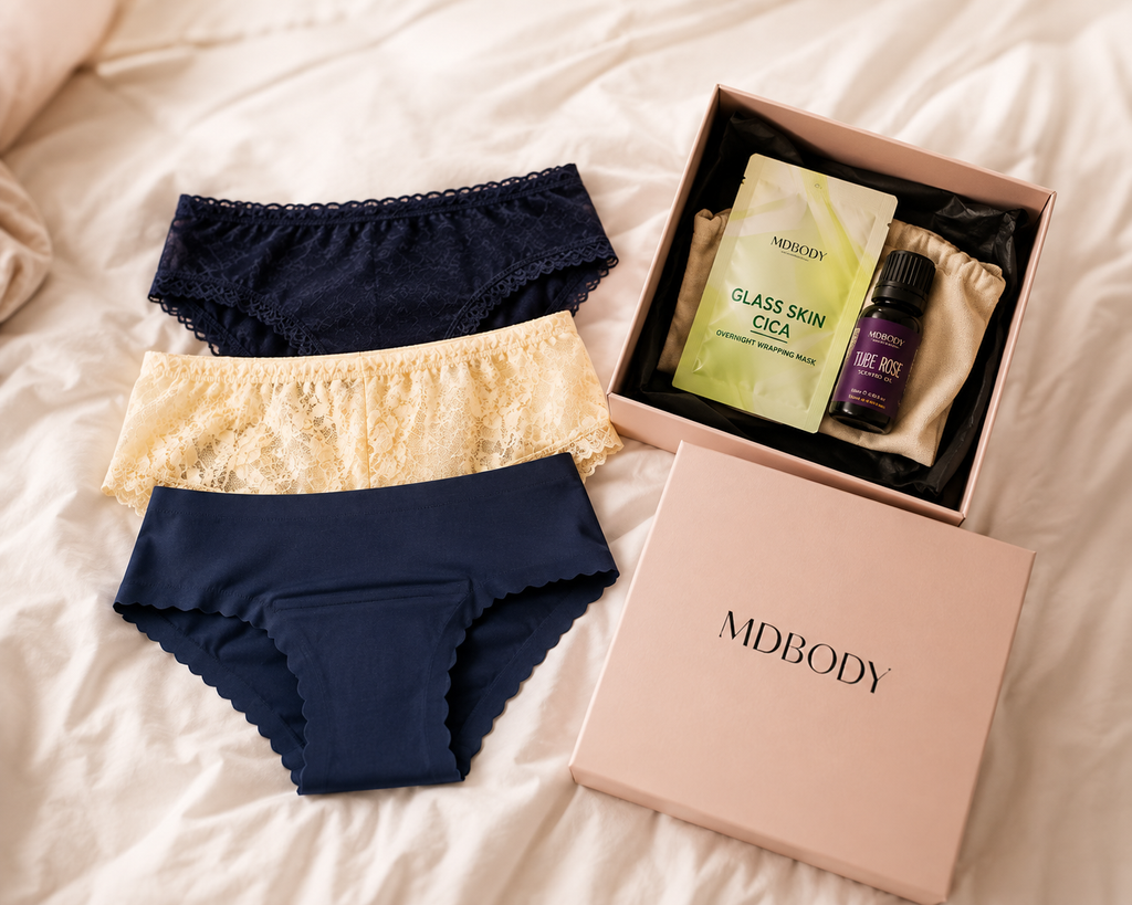 MDBODY Ultimate 3-in-1 Selfcare Period-Panty Bundle | Premium Cycle Ritual Set