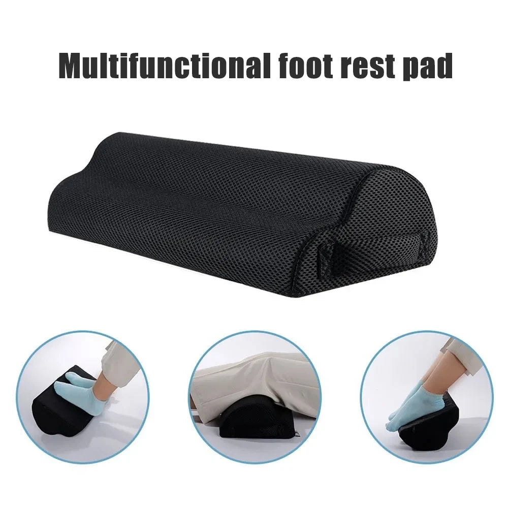 MACO Ergonomische Schreibtisch-Fußstütze — Komfort-Schaumstoff mit waschbarem Bezug