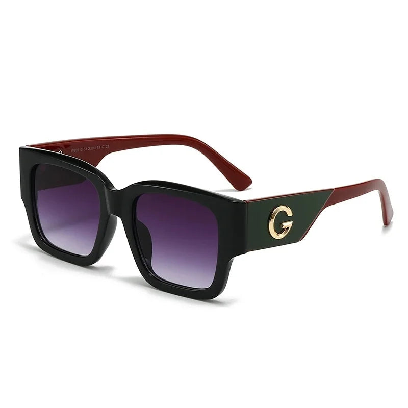 MACO Luxury G Square Sunglasses – European Stylish Oversized Designer Shades