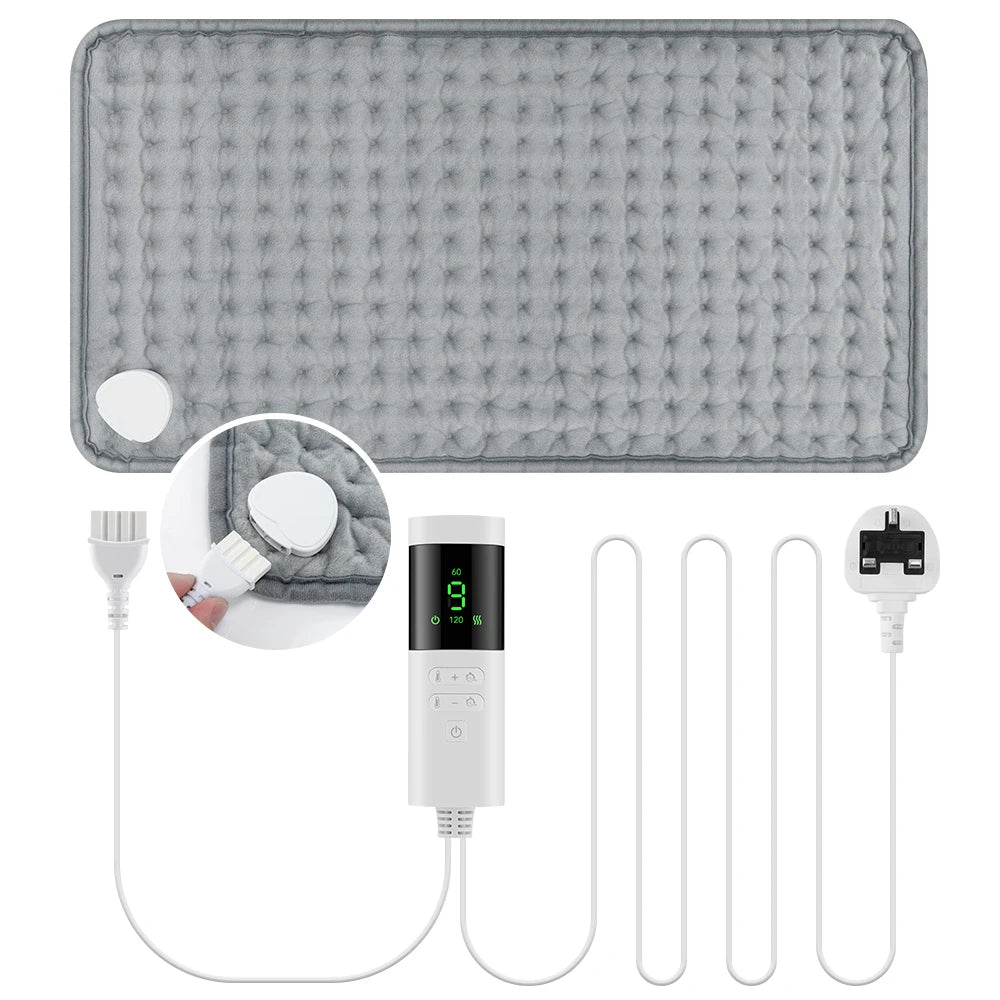 MDBODY XXL Therapeutic Electric Heating Pad | 9-Level Intelligent Temperature Control Blanket for Back & Neck