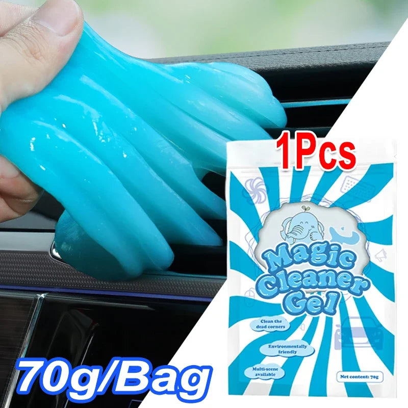 MACO Multi-Functional Car Cleaning Gel | Universal Dust Remover Slime for Keyboard & Air Outlets