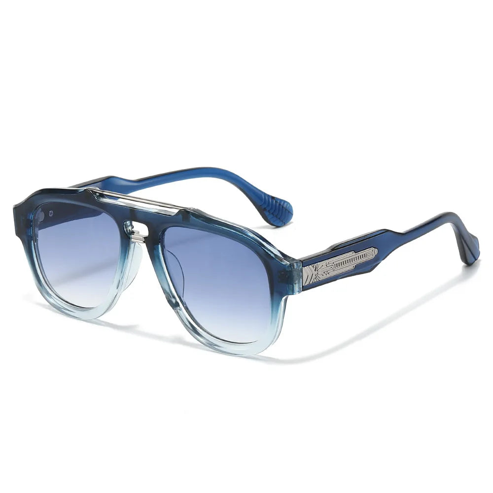 MACO Luxury Designer Pilot Sunglasses – High-End Metal Decoration Fashion Shades