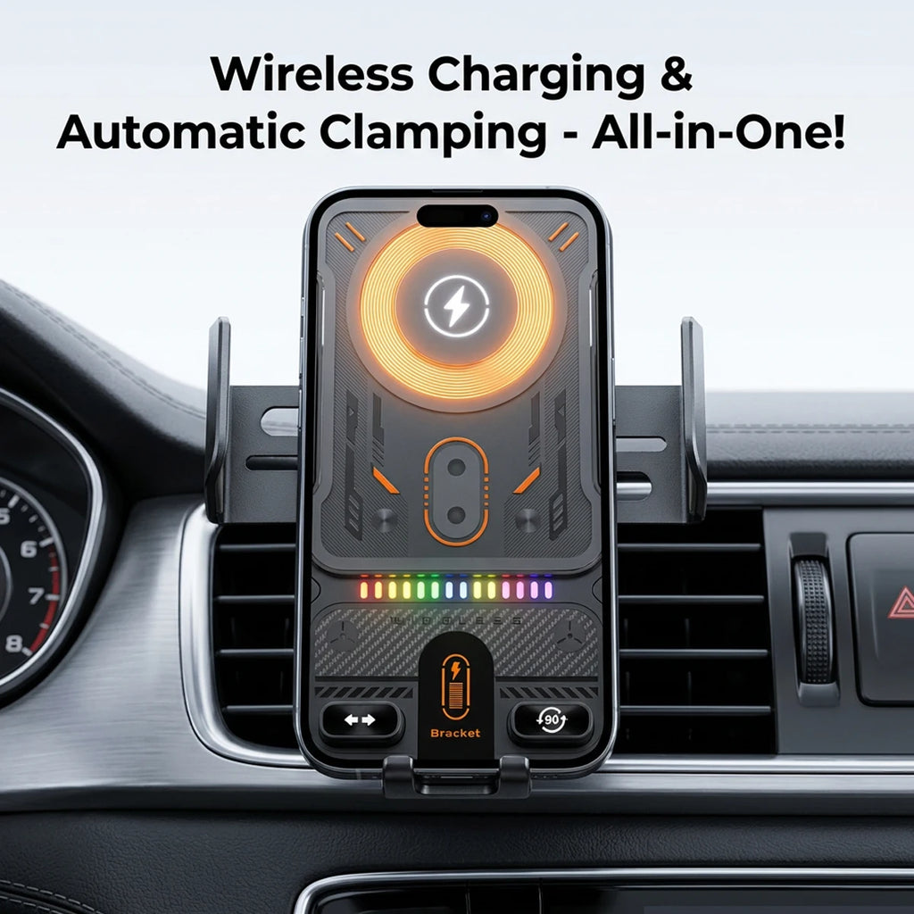 MACO-STORE | Magnetic Wireless Car Charger & Phone Mount