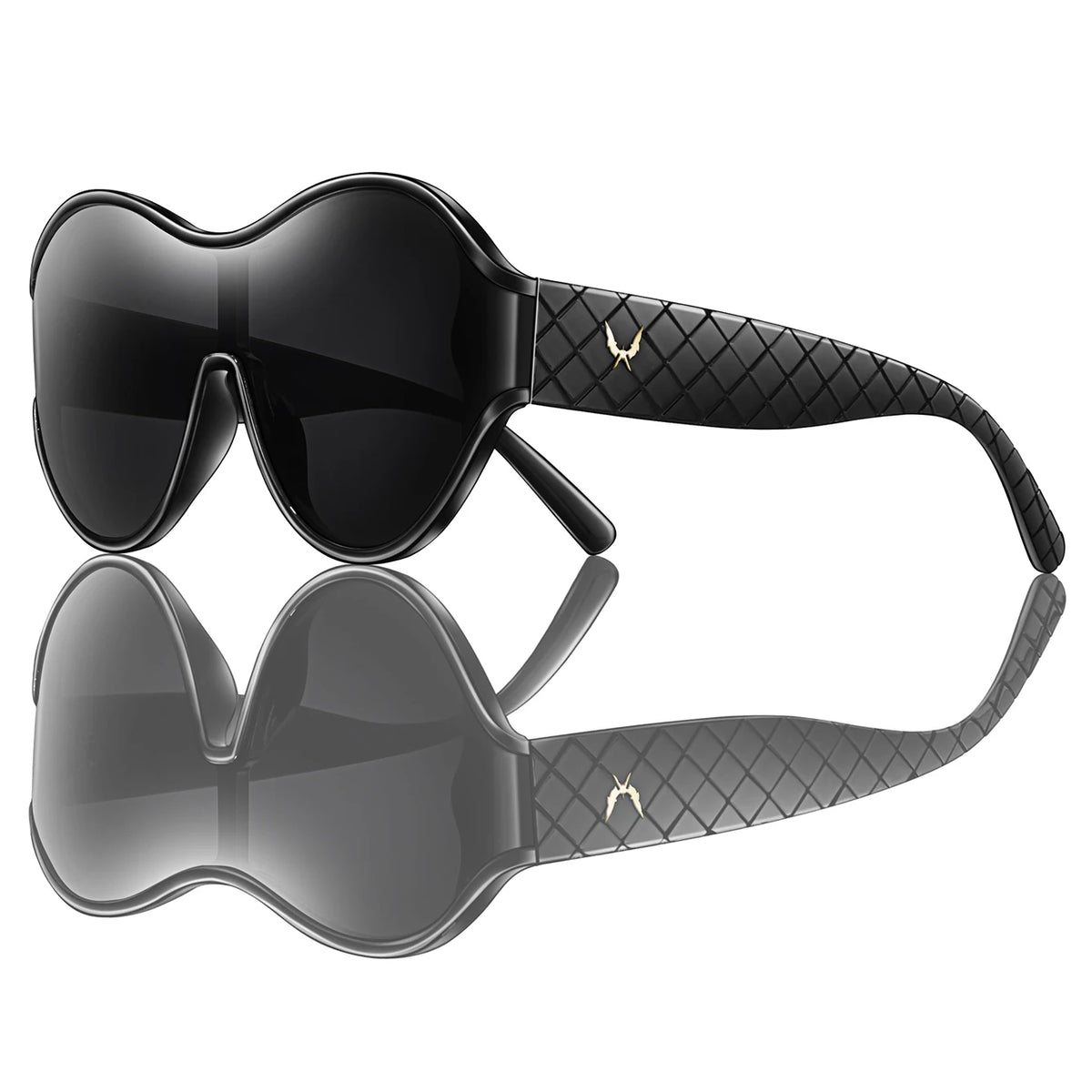 MACO Luxury Oversized Round Sunglasses – Outdoor Sport Goggles with Premium Box