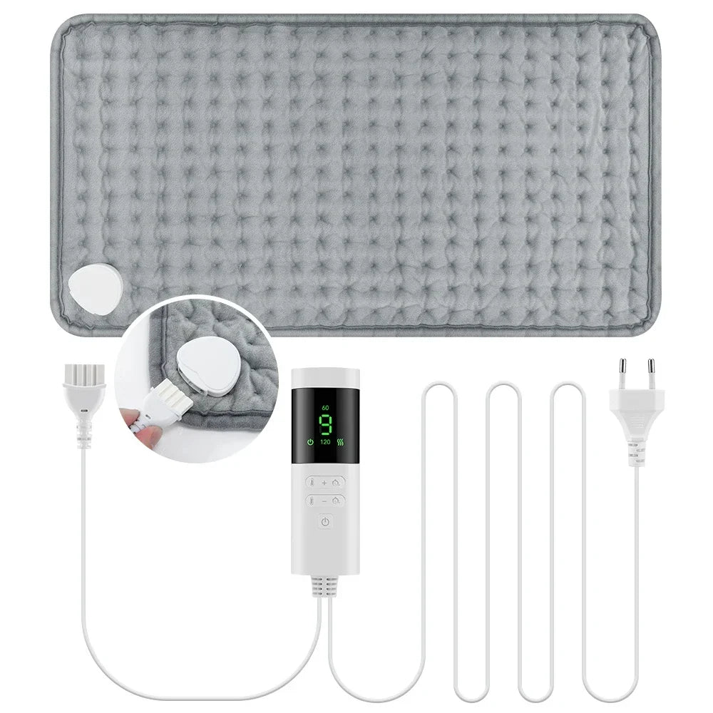MDBODY XXL Therapeutic Electric Heating Pad | 9-Level Intelligent Temperature Control Blanket for Back & Neck