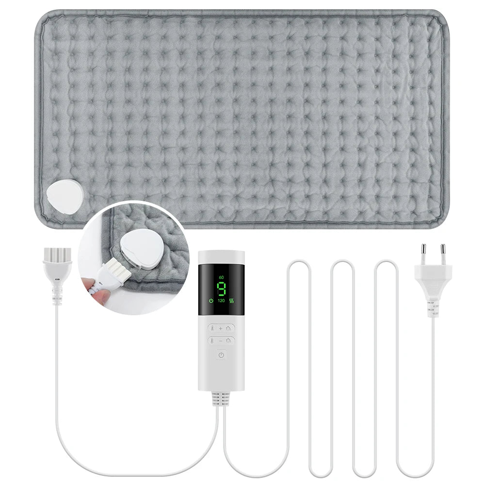 MDBODY XXL Therapeutic Electric Heating Pad | 9-Level Intelligent Temperature Control Blanket for Back & Neck