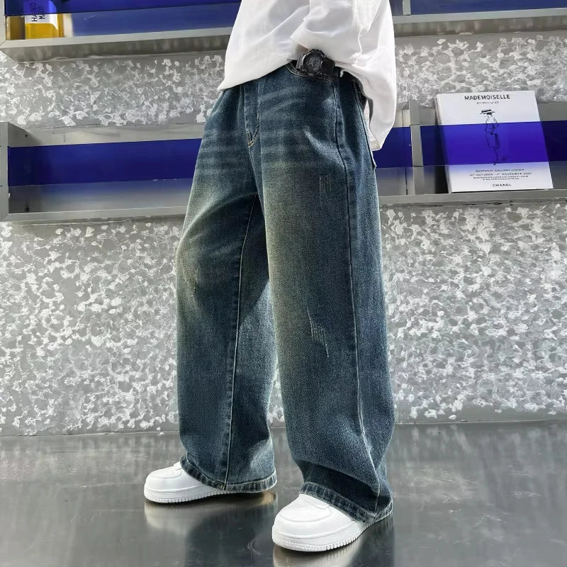MACO Kids Vintage Denim Trousers – Casual High-Waist Komfort-Kinderjeans