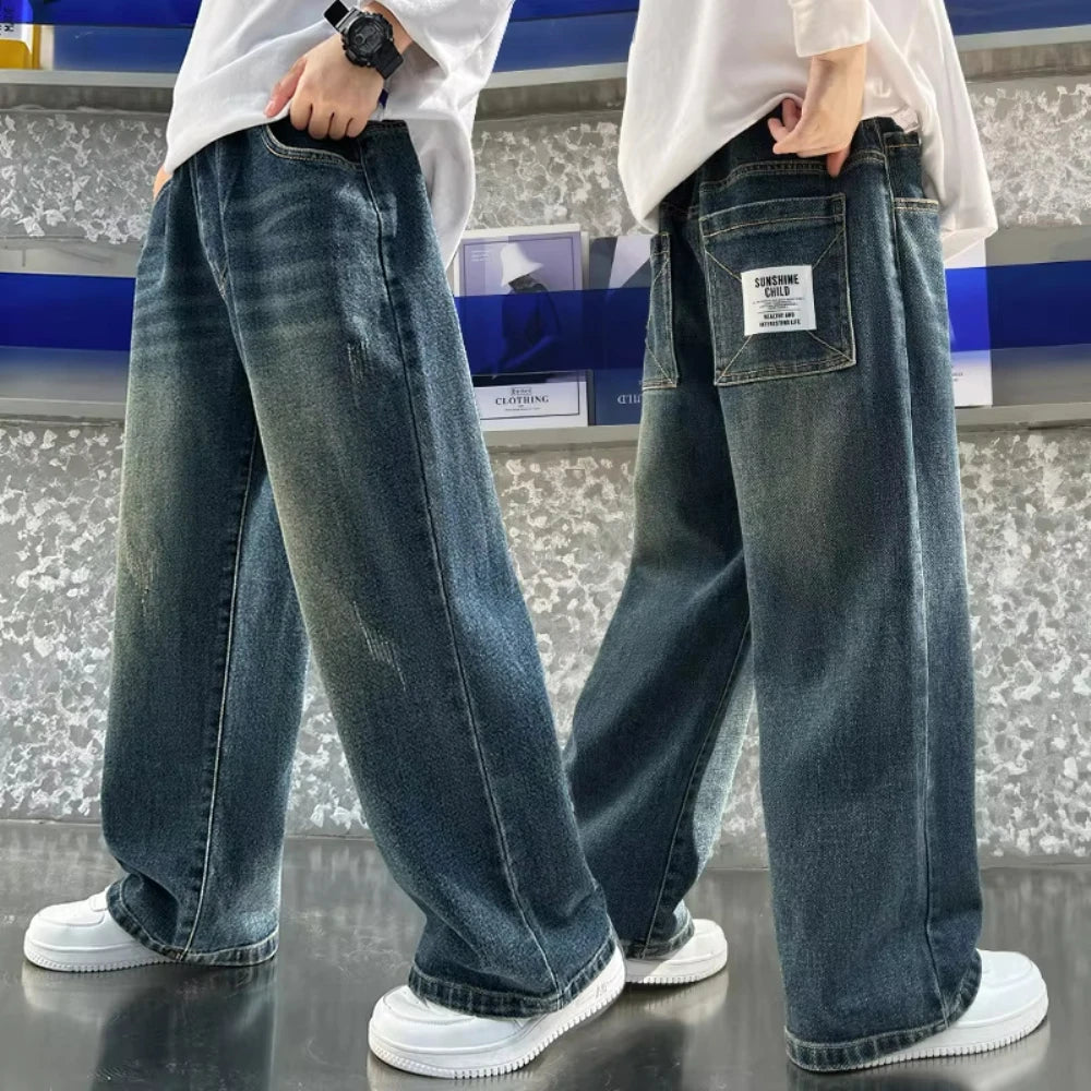 MACO Kids Vintage Denim Trousers – Casual High-Waist Komfort-Kinderjeans