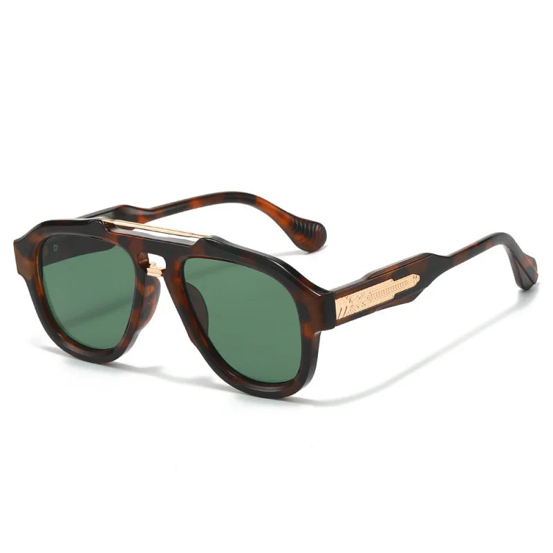MACO Luxury Designer Pilot Sunglasses – High-End Metal Decoration Fashion Shades