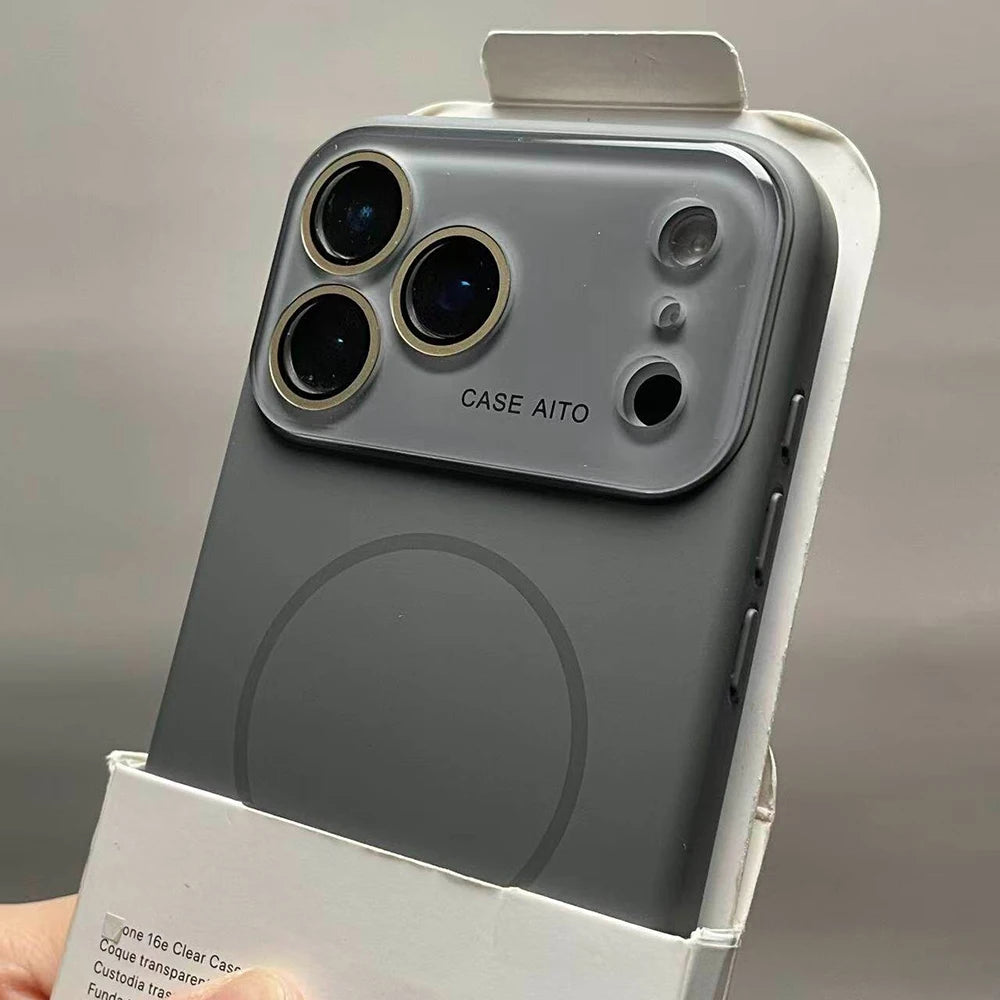 MACO Magsafe Luxus Liquid Silicone Case — Ultra-Magnet Cover für iPhone 13 bis 17 Pro Max