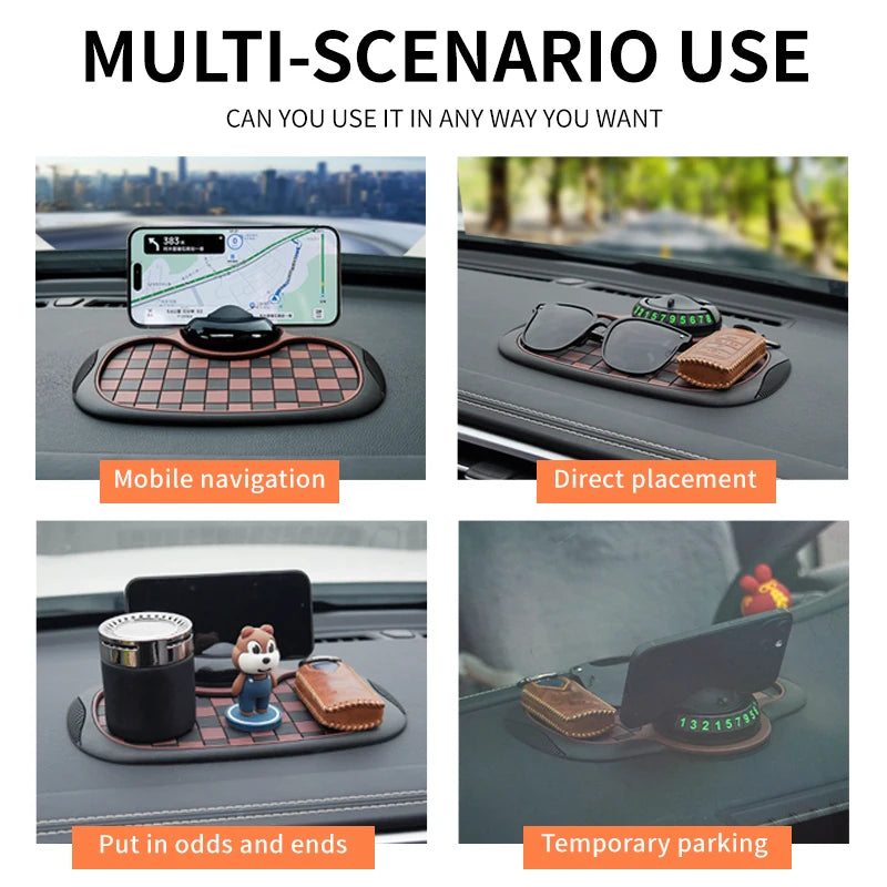 MACO 3-in-1 Nano-Grip Automatte & Telefonhalter