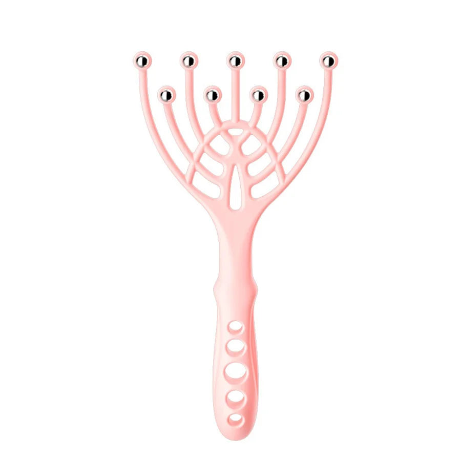 MACO Luxury 9-Claw Head Massager – Streamlined Ball Deep Stress Relaxation Roller