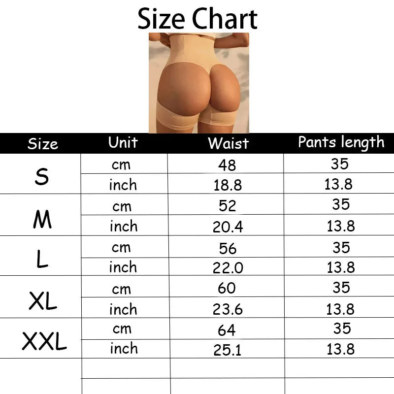 MACO 3-in-1 High-Waist Bauch-Weg-Panty & Po-Push-Up Shaper Shorts