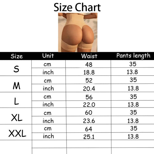 MACO 3-in-1 High-Waist Bauch-Weg-Panty & Po-Push-Up Shaper Shorts