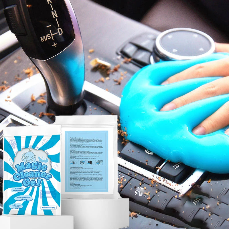 MACO Multi-Functional Car Cleaning Gel | Universal Dust Remover Slime for Keyboard & Air Outlets