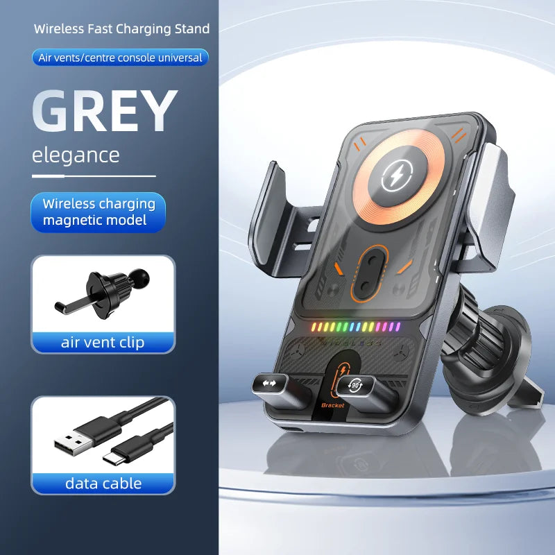 MACO-STORE | Magnetic Wireless Car Charger & Phone Mount