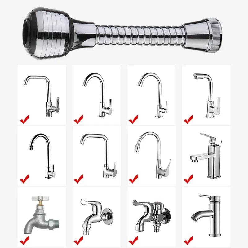 MACO Luxury 360° Rotatable Faucet Extender – High Pressure Water Saving Nozzle