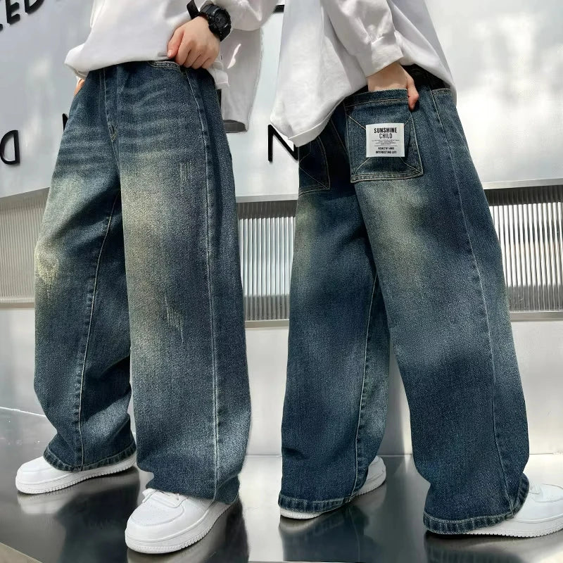 MACO Kids Vintage Denim Trousers – Casual High-Waist Komfort-Kinderjeans