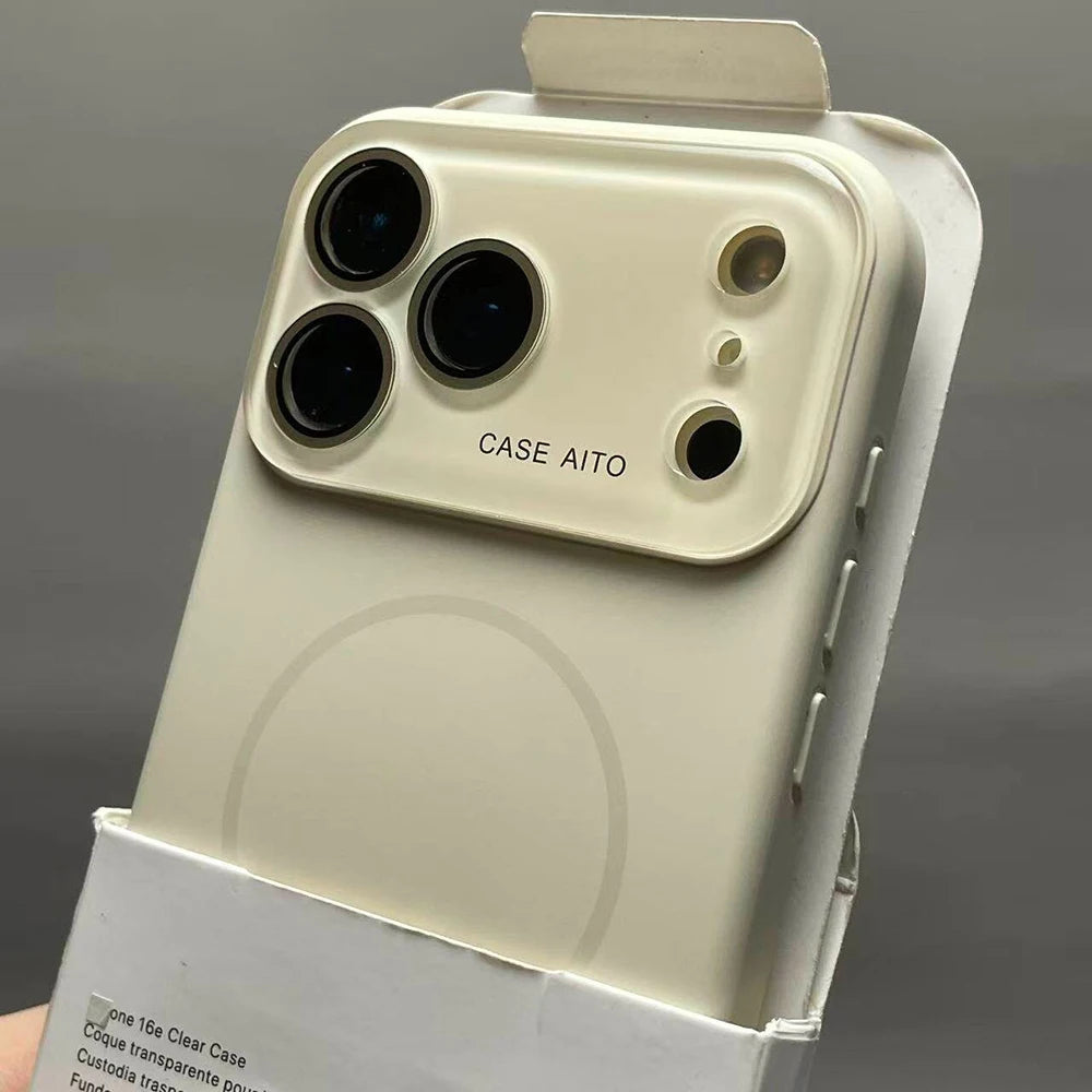 MACO Magsafe Luxus Liquid Silicone Case — Ultra-Magnet Cover für iPhone 13 bis 17 Pro Max