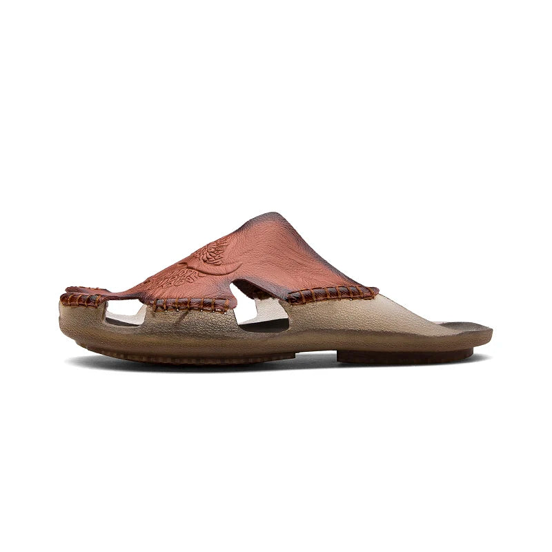 MACO Premium Echtleder Herren-Sandalen – Atmungsaktiv & Komfortabel