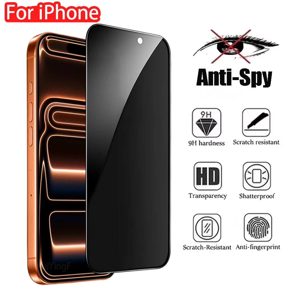 MACO Diamond Anti-Spy Screen Protector | Privacy Tempered Glass for iPhone 11-18