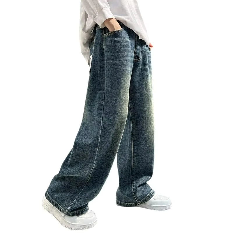 MACO Kids Vintage Denim Trousers – Casual High-Waist Komfort-Kinderjeans