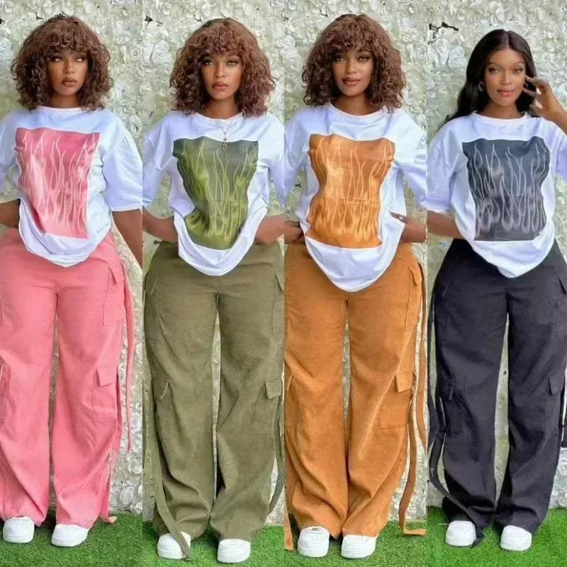 MACO Luxury Dashiki African Set – Vibrant Culture Top & Pants Two-Piece Suit