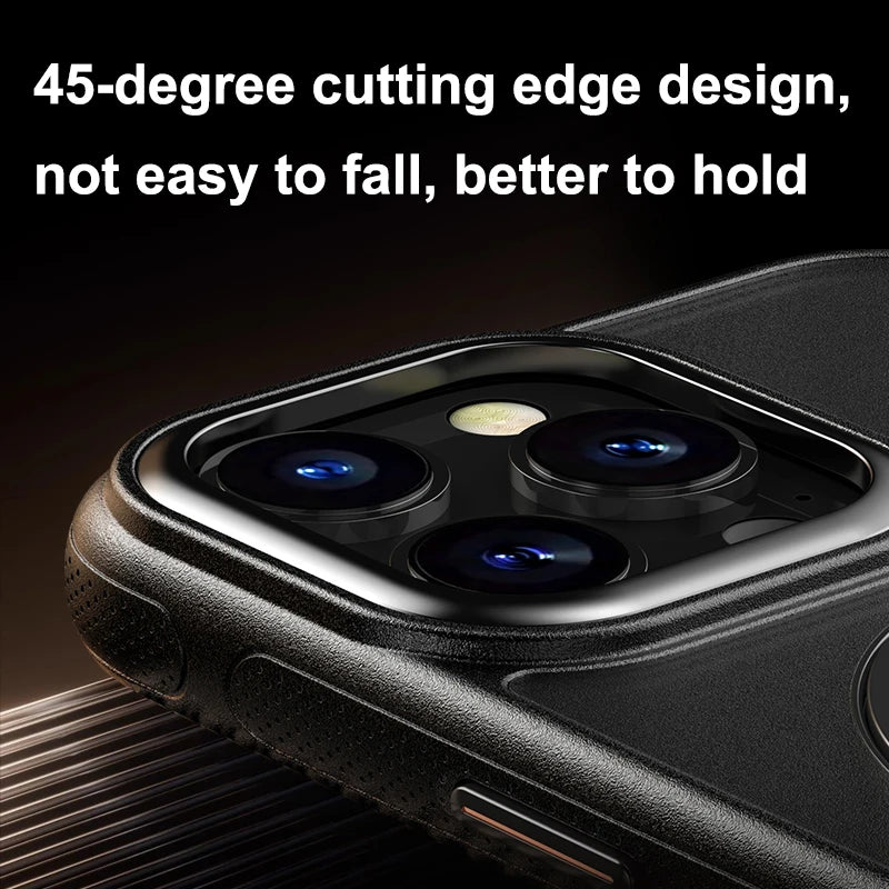 MACO Magsafe 360° Rotating Bracket Case — Heavy Duty Mechanical Kickstand Frosted Cover for iPhone 13 to 17 Pro Max & Air