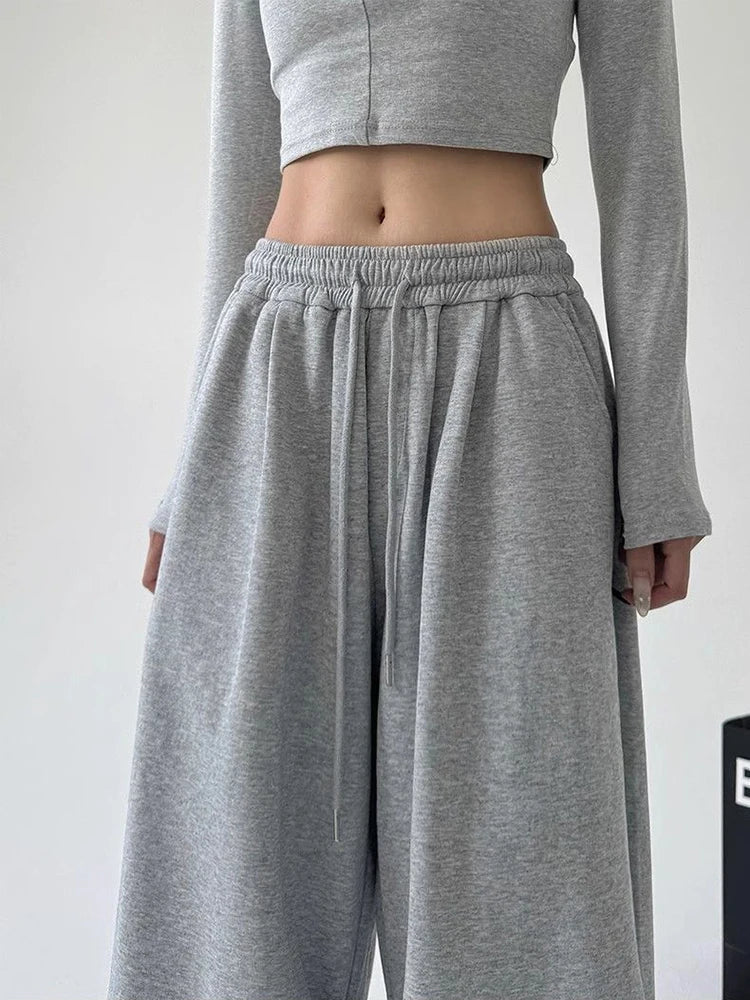 MACO Luxury Y2K Harajuku Wide Leg Sweatpants – Oversized Baggy Streetwear Joggers