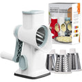 MACO Luxury 3-in-1 Rotary Cheese Grater – Multifunctional Manual Vegetable Slicer & Nut Grinder
