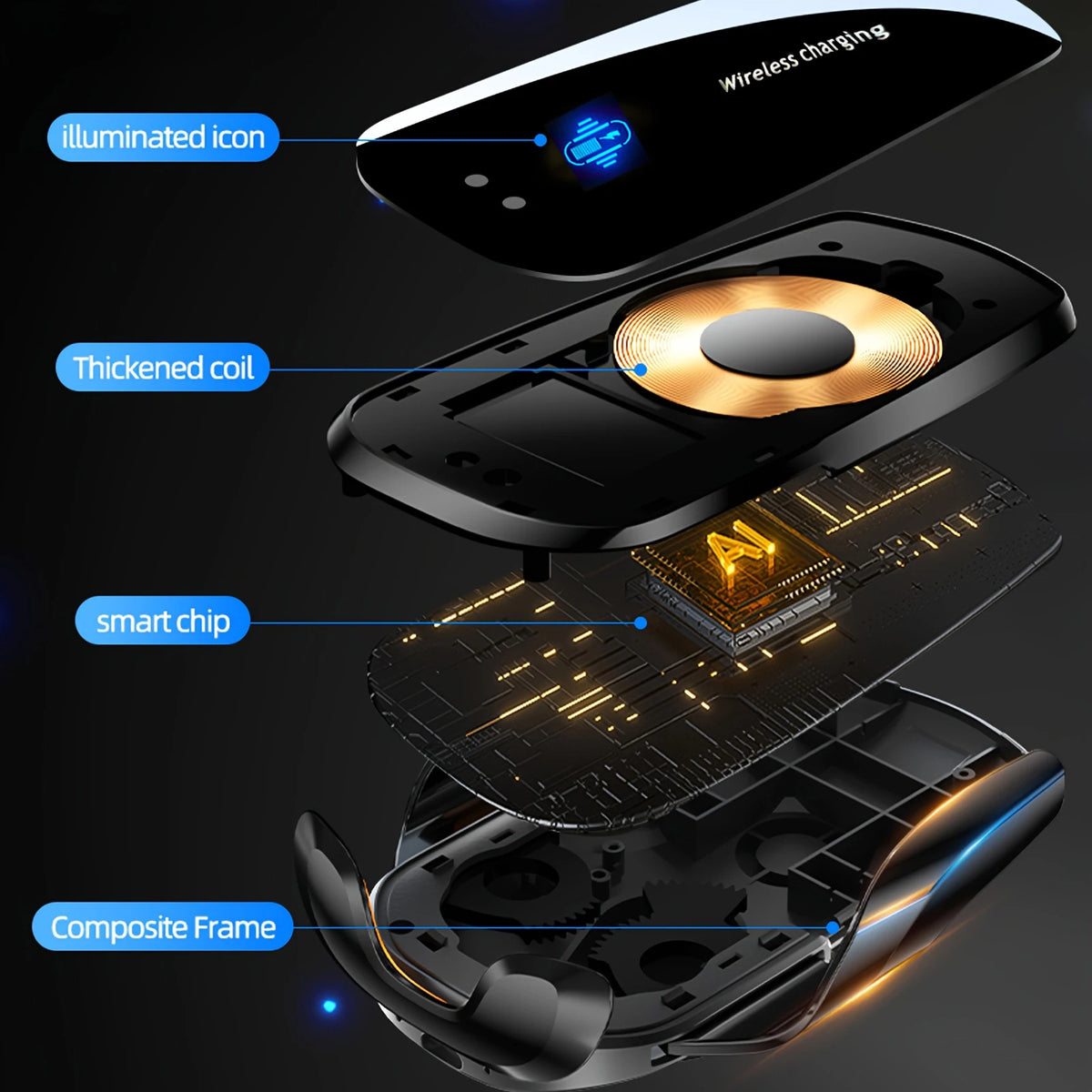 MACO-STORE | 360° Wireless Car Phone Holder