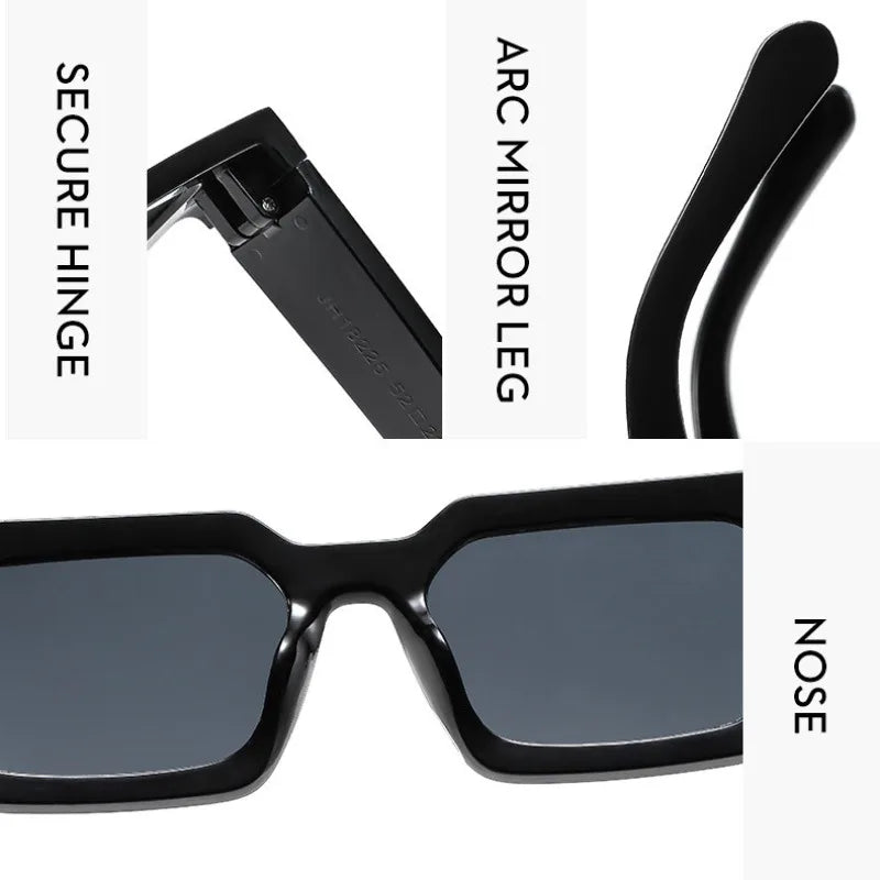 MACO Iced Out Diamond Square Sunglasses – High-End Nightclub Party Shades