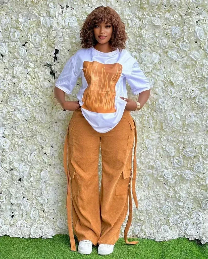 MACO Luxury Dashiki African Set – Vibrant Culture Top & Pants Two-Piece Suit