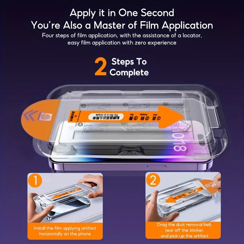 MACO Diamond Full-Cover Screen Protector | 9H Tempered Glass for iPhone 11-18