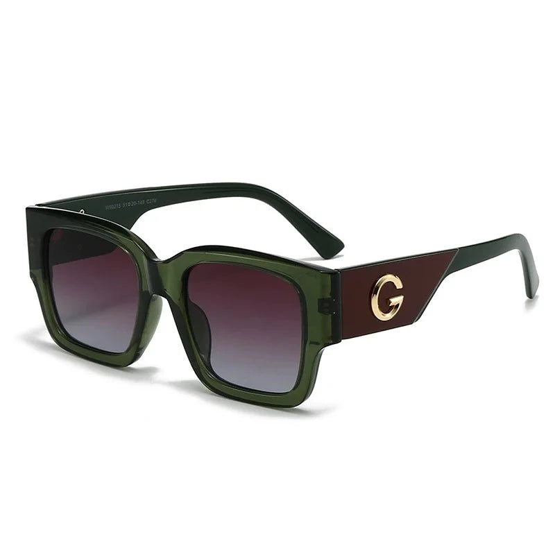 MACO Luxury G Square Sunglasses – European Stylish Oversized Designer Shades