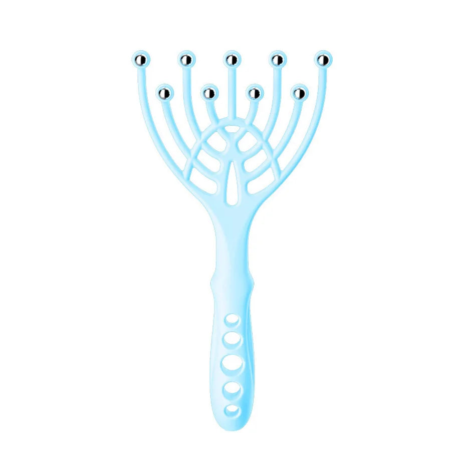 MACO Luxury 9-Claw Head Massager – Streamlined Ball Deep Stress Relaxation Roller