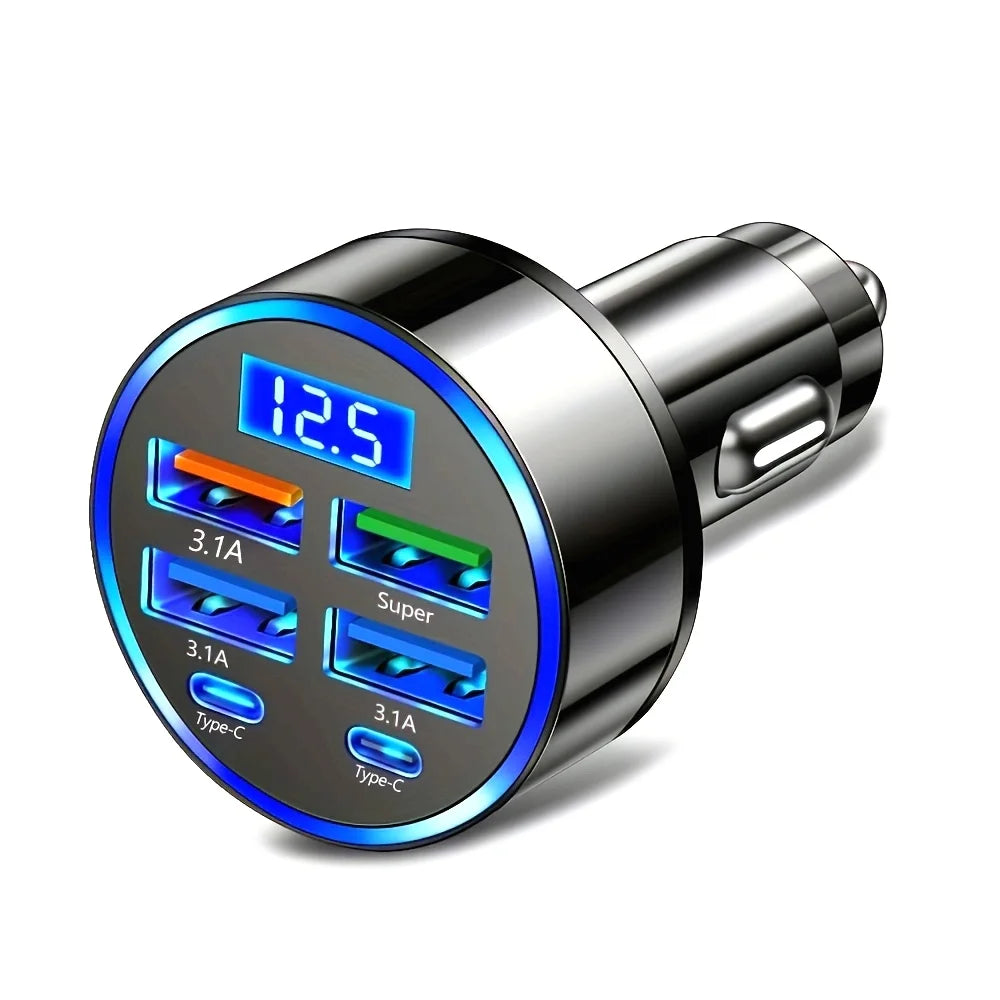 MACO-STORE | 6-in-1 Fast Charging Car Adapter