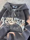 MACO Luxury Y2K Embroidery Zip-Up Hoodie – Harajuku Oversized Loose Sweatshirt Jacket