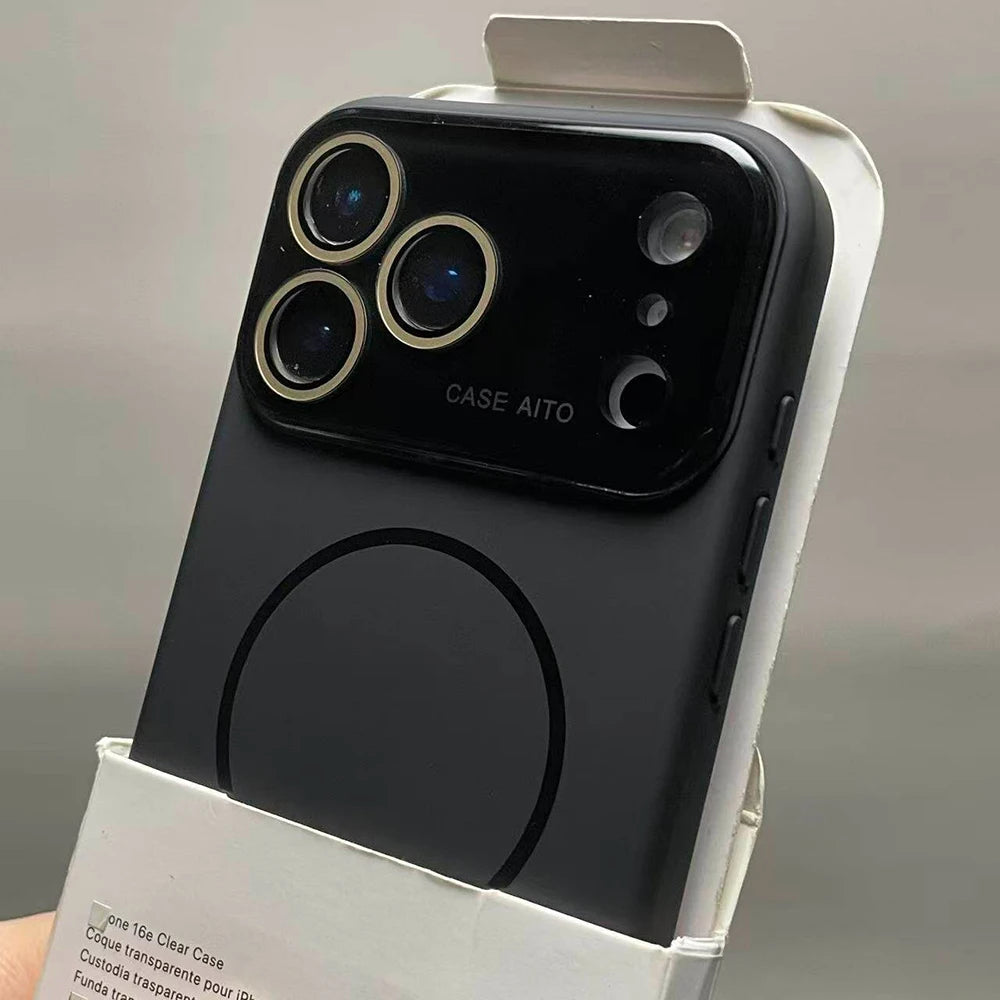 MACO Magsafe Luxus Liquid Silicone Case — Ultra-Magnet Cover für iPhone 13 bis 17 Pro Max