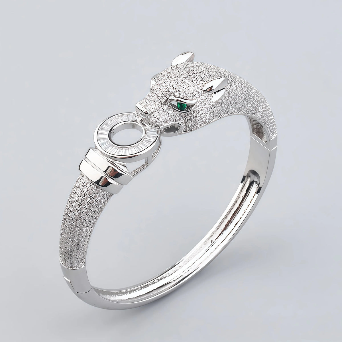 MACO Luxury Leopard Chunky Bangle – Classic Unisex Personality Statement Bracelet