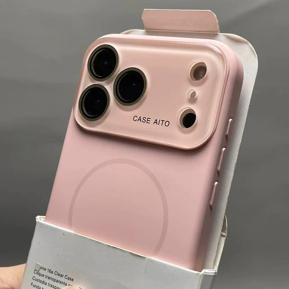 MACO Magsafe Luxus Liquid Silicone Case — Ultra-Magnet Cover für iPhone 13 bis 17 Pro Max