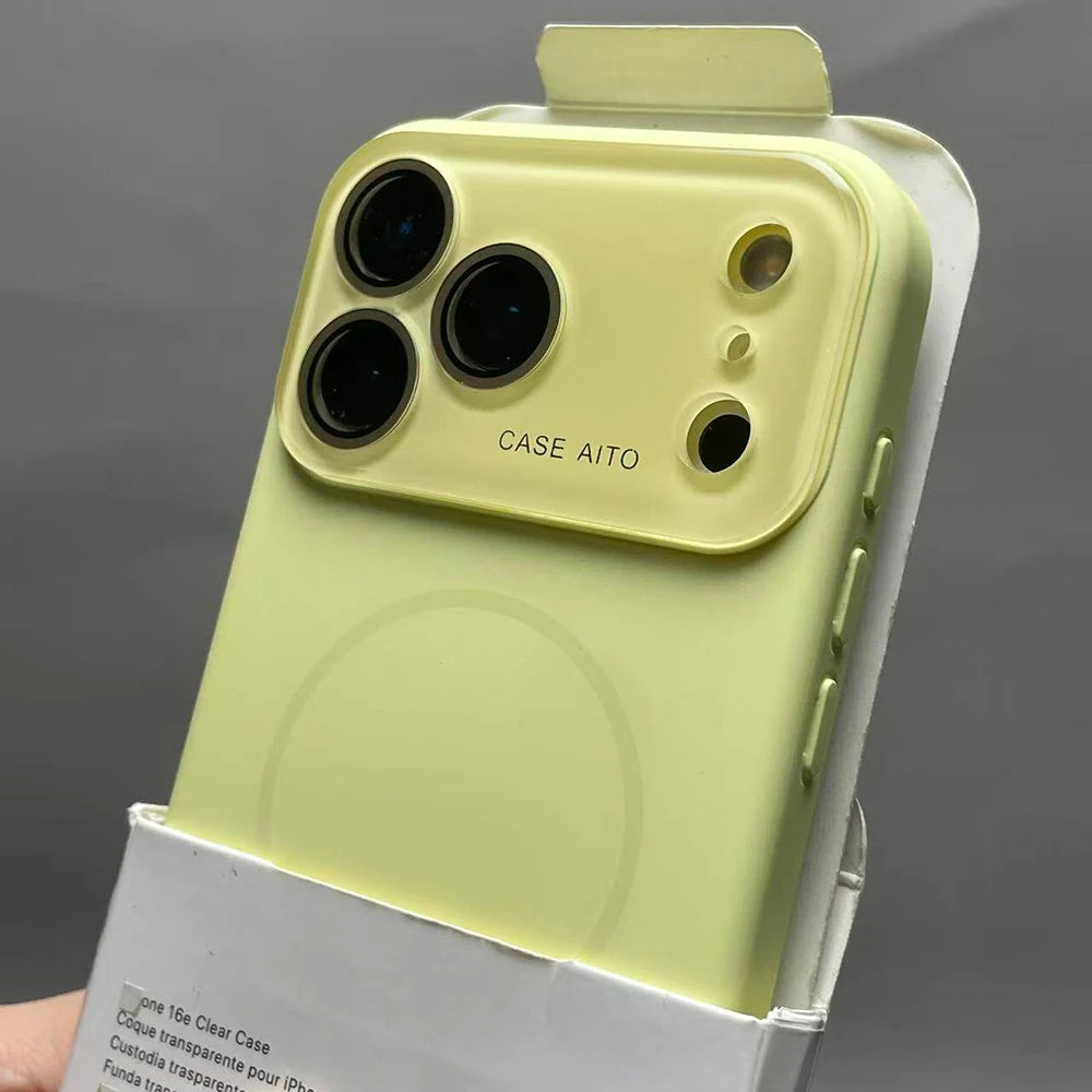 MACO Magsafe Luxus Liquid Silicone Case — Ultra-Magnet Cover für iPhone 13 bis 17 Pro Max