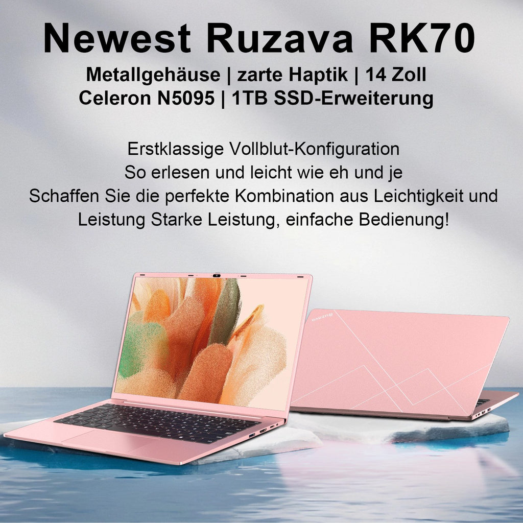 MACO Ultra-Slim 14" Business Laptop | Intel Quad-Core N5095, 8GB DDR4, 256GB High-Speed SSD